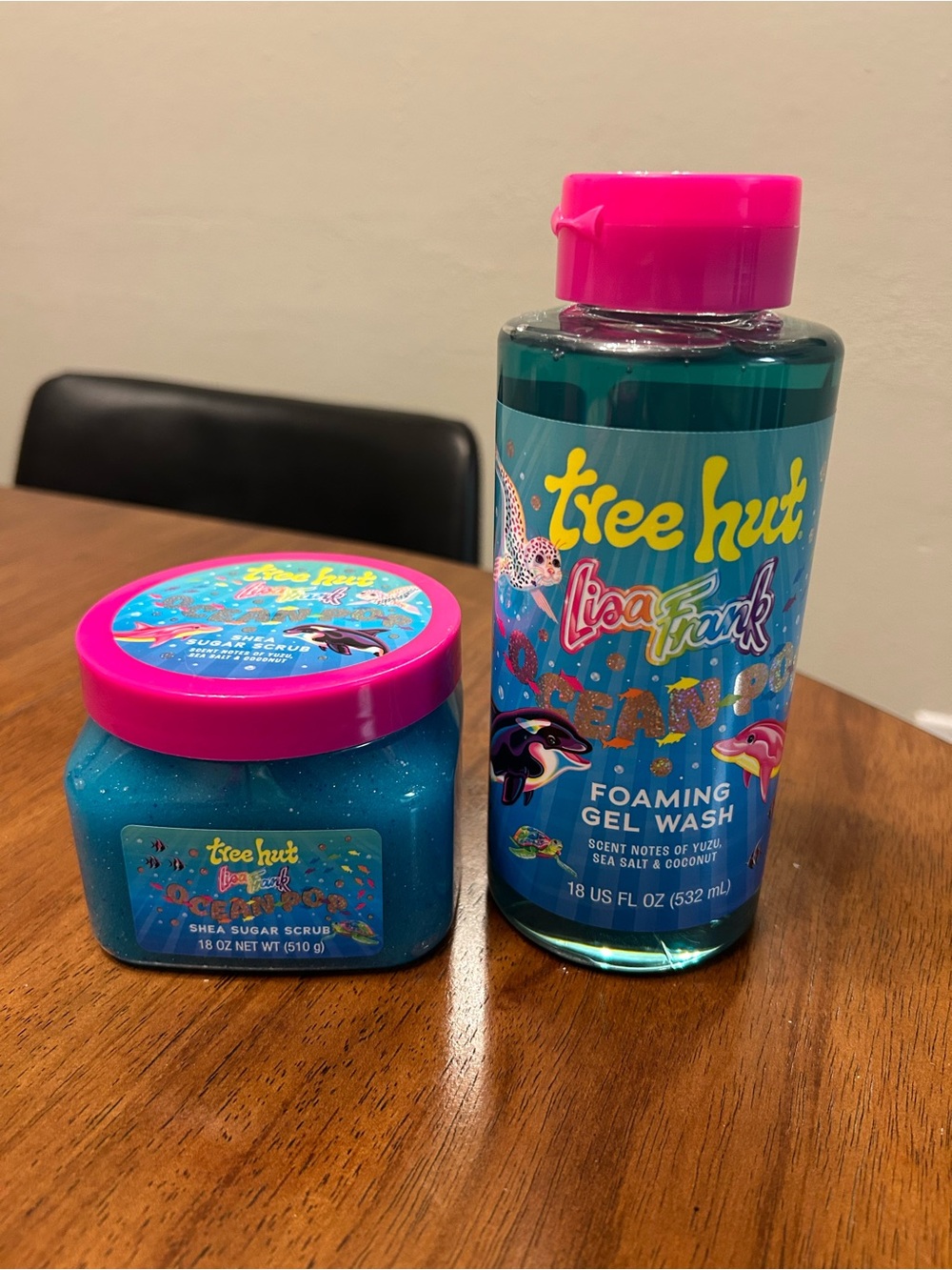 Lisa Frank Tree Hut- Ocean Pop Body Wash & Sugar Scrub